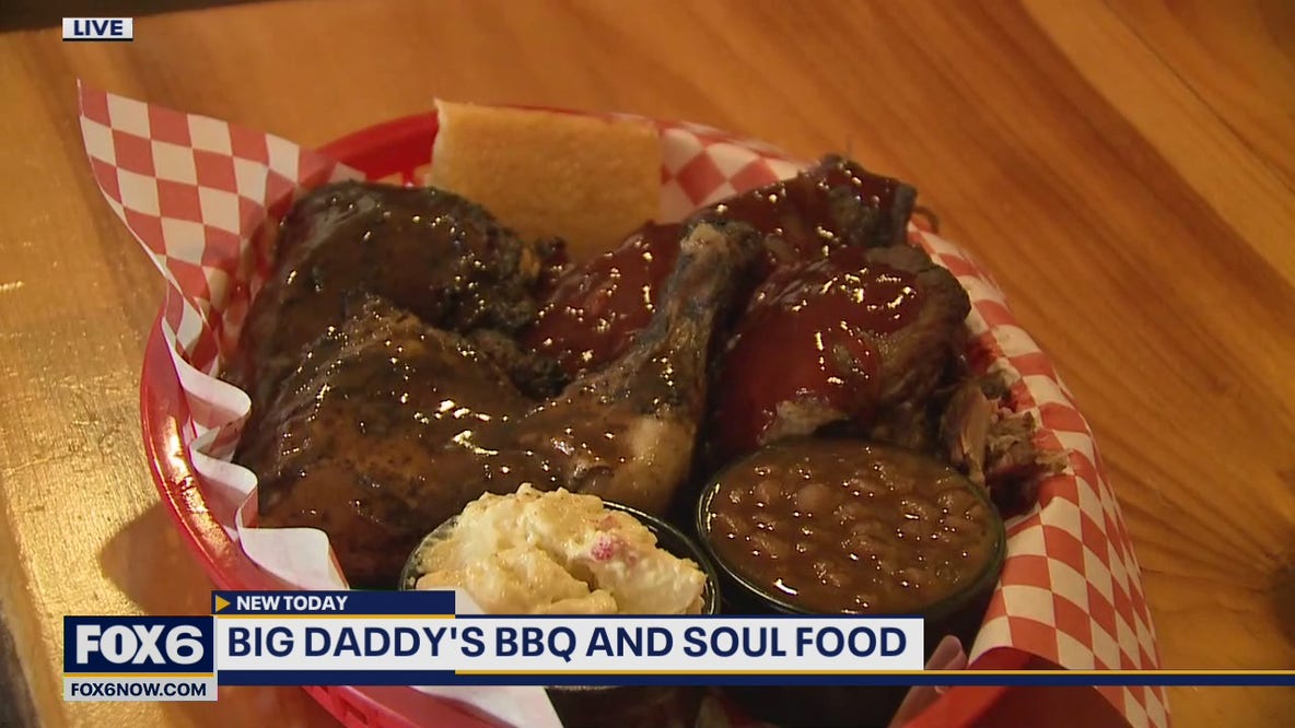 If you like smoked barbeque, you’re going to love the hickory smoked dry-rubbed options from Big Daddy’s BBQ and Soul Food